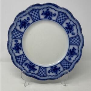 Antique Grindley Melbourne Flow Blue Luncheon Plate